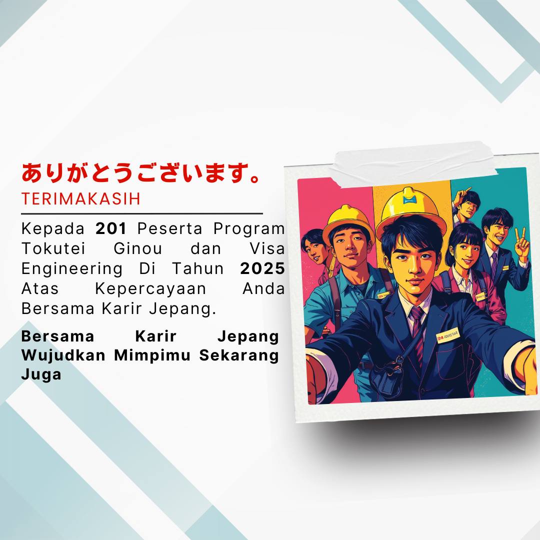 Karir Jepang - P3MI -Program Tokutei Ginou dan Engineering